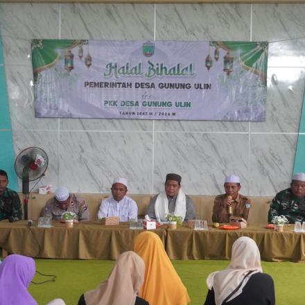 Pemdes Gunung Ulin Gelar Halal Bihalal Idul Fitri, Pambakal Ajak Semua Saling Memaafkan 